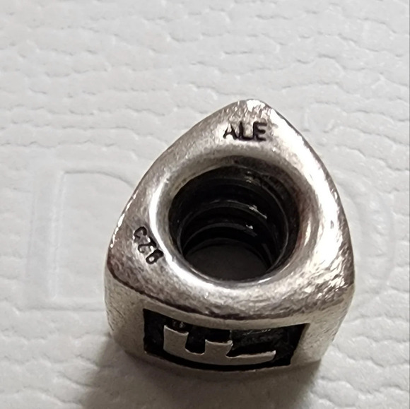 Pandora Sterling Silver Letter F Charm - Picture 6 of 9